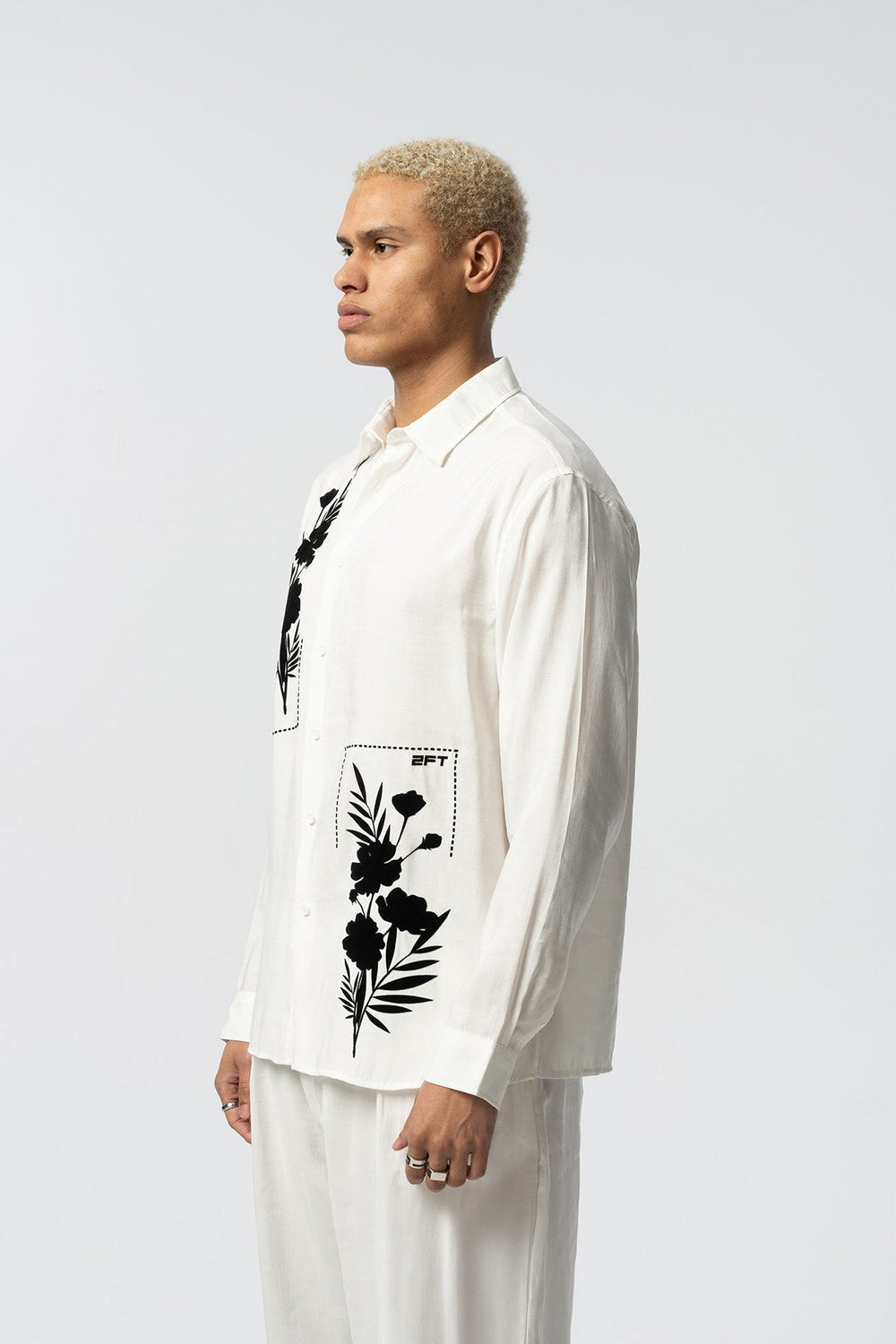 2512 Resort Linen Shirt in White