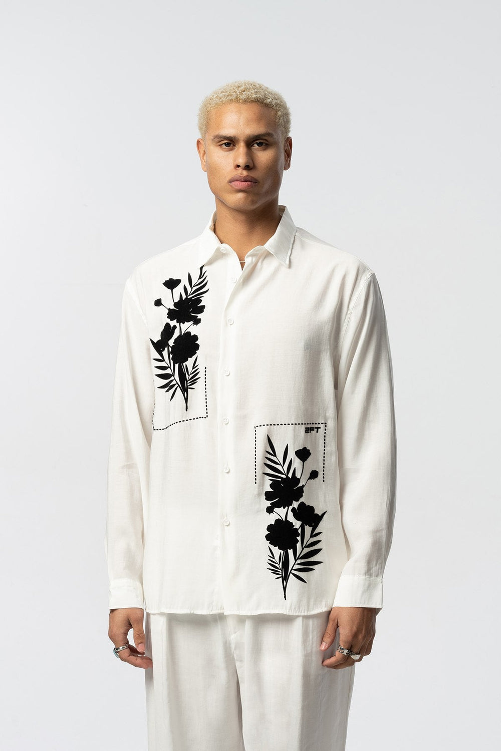 2512 Resort Linen Shirt in White
