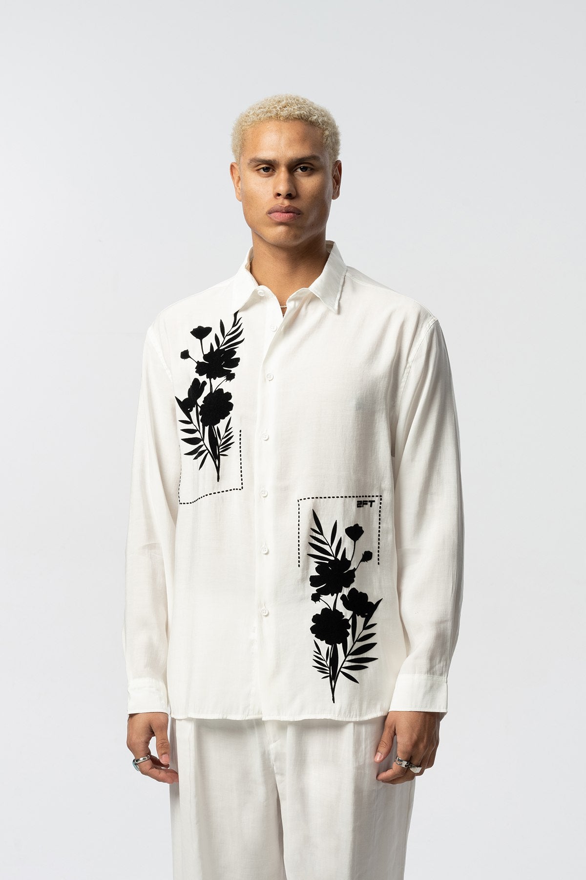 2512 Resort Linen Shirt in White