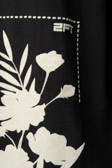 2512 Resort Linen Shirt in Black