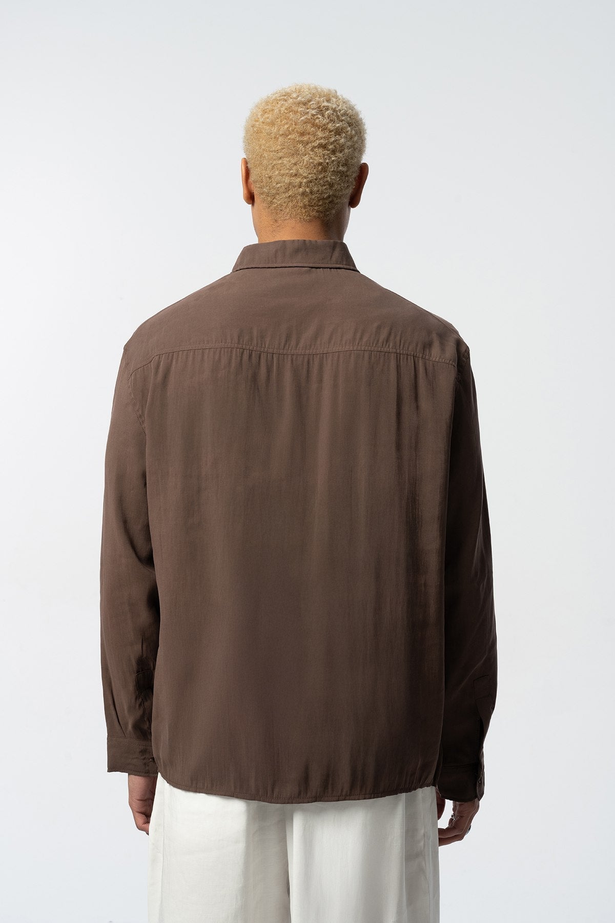 2512 Resort Linen Shirt in Brown