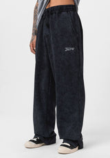 Essence of Life Straight Sweatpants in Washed Black
