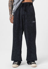 Essence of Life Straight Sweatpants in Washed Black