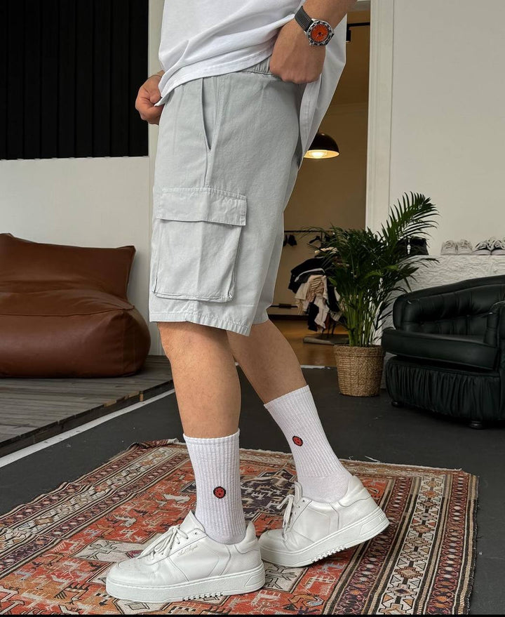Difransel cargo shorts in grey
