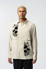 2512 Resort Linen Shirt in Beige