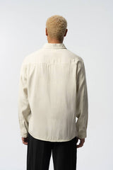 2512 Resort Linen Shirt in Beige