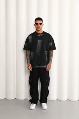 Mechanic Brush Strokes T-shirt in Black