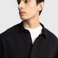 GIESTO x GARM ISLAND linen shirt in black