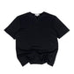 Garm Island Notch neck t-shirt in black