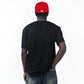 Garm Island Notch neck t-shirt in black