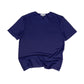 Garm Island Notch neck t-shirt in navy blue