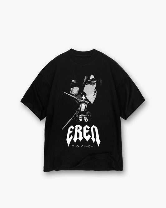 Attack On Titan T-shirt in Black