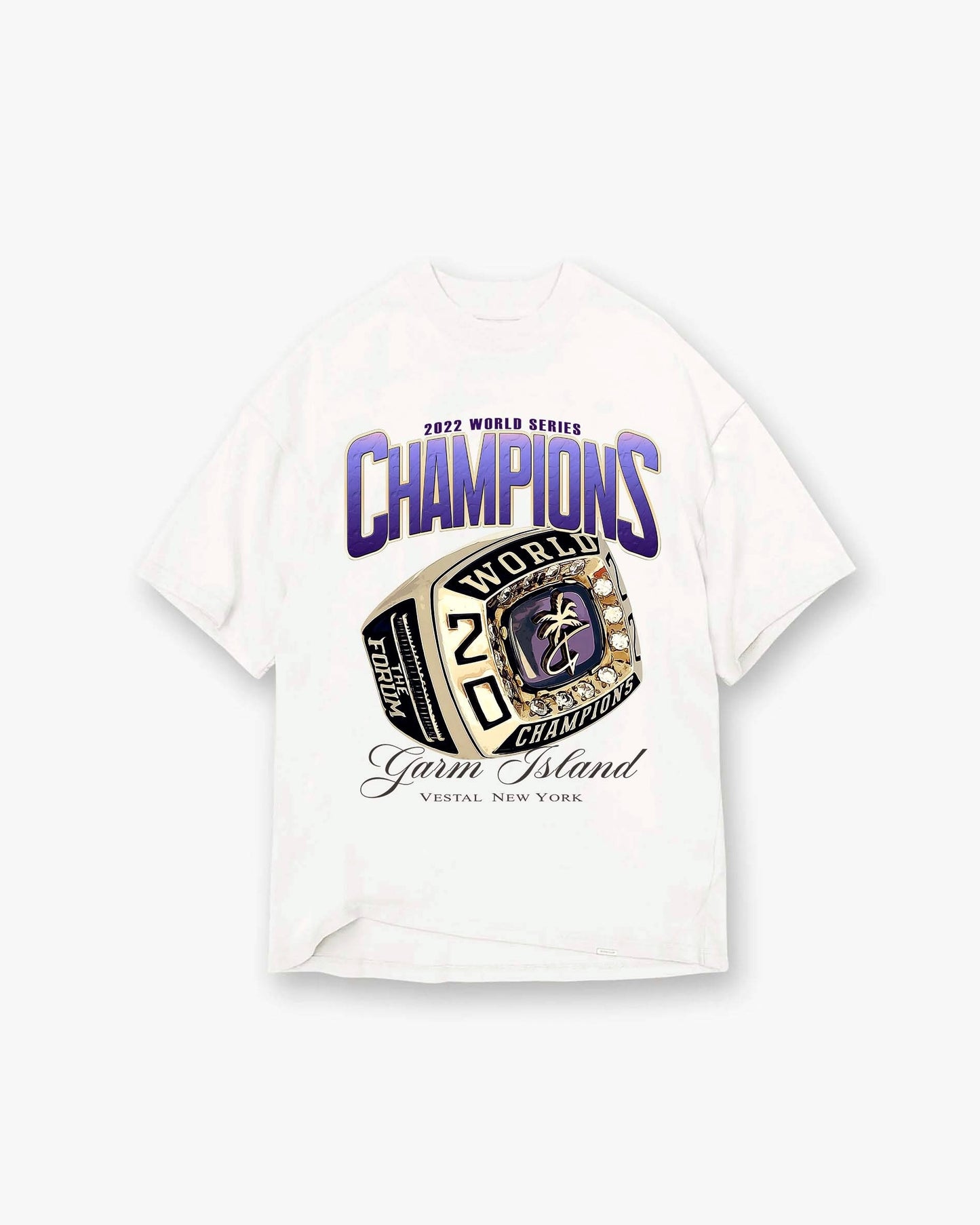 Championship T-shirt in white