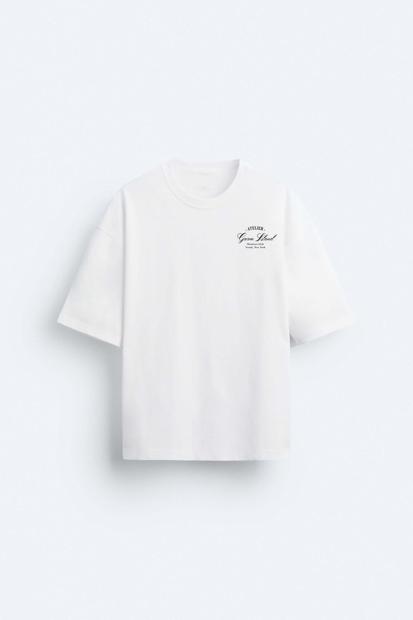 Maison De Vêtements Crest T-shirt in White