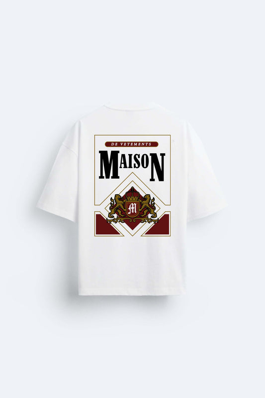 Maison De Vêtements Card T-shirt in White