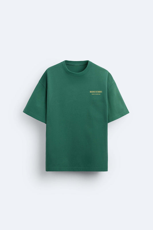 Maison De Vêtements Signature T-shirt in green