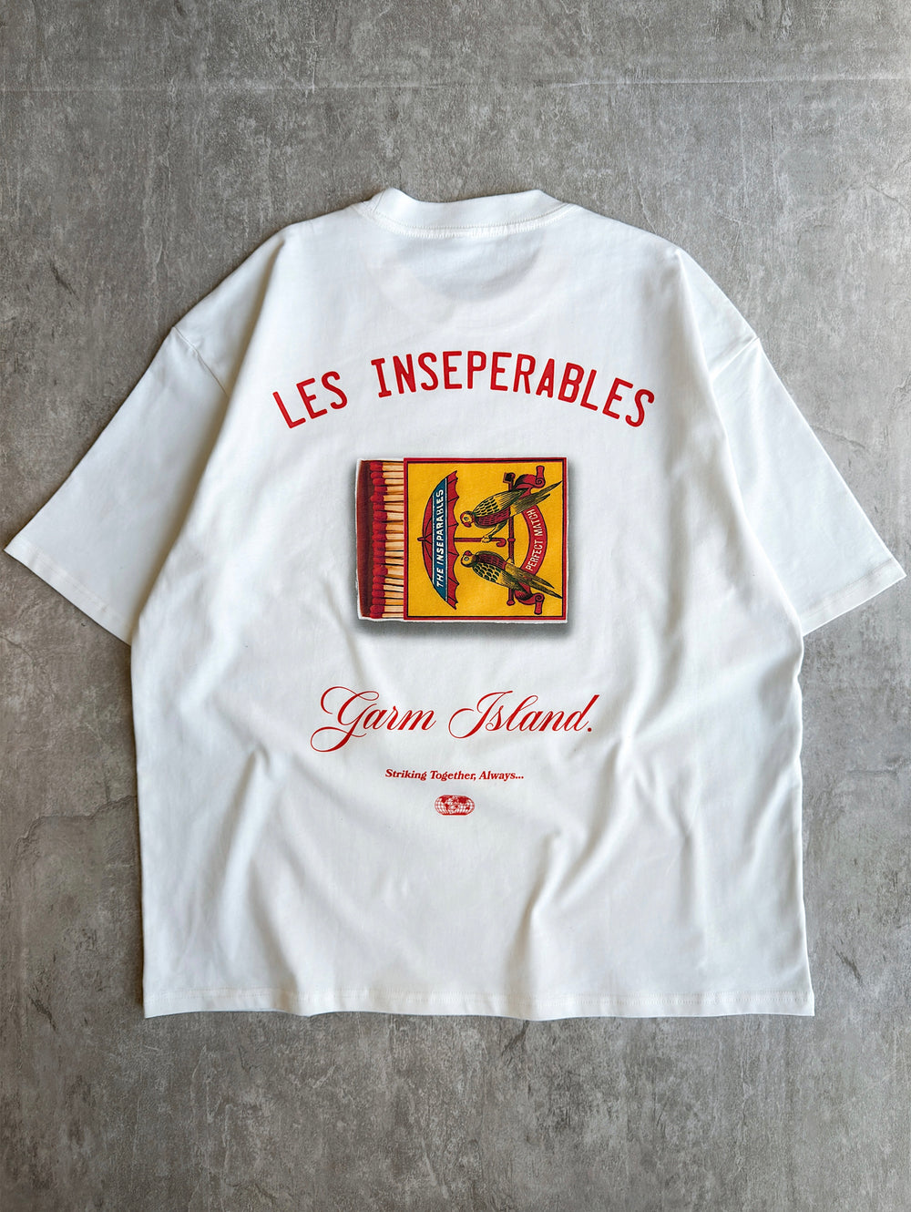 Garm Island Les Inseperable T-shirt in white