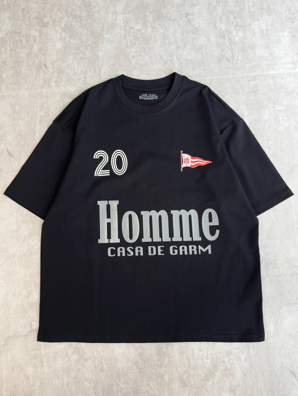 Garm Island Homme T-shirt in black