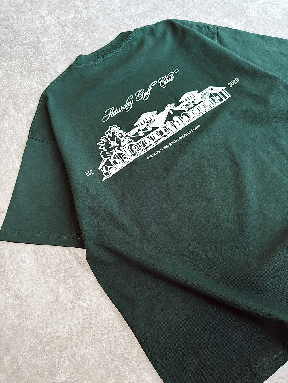 Garm Island Golf Club T-shirt in green