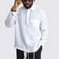 GIESTO x GARM ISLAND linen shirt in white