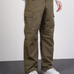 Garm Island x Difransel Parachute Fabric Cargo Pants in Khaki