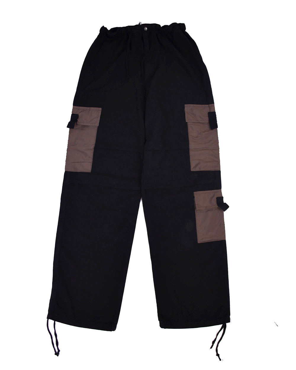 Difransel Multi Pocket cargo pants in black