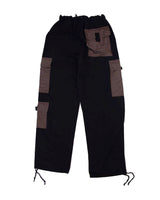 Difransel Multi Pocket cargo pants in black