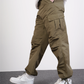 Garm Island x Difransel Parachute Fabric Cargo Pants in Khaki