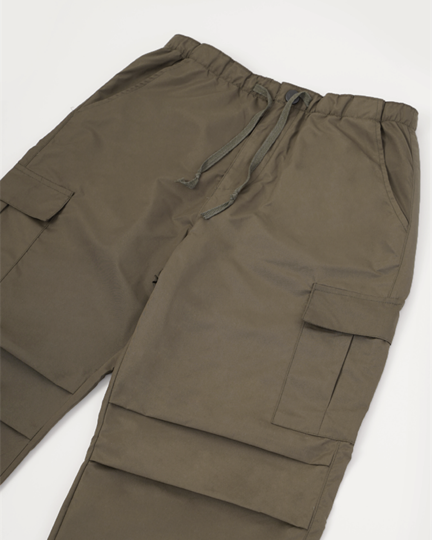 Garm Island x Difransel Parachute Fabric Cargo Pants in Khaki