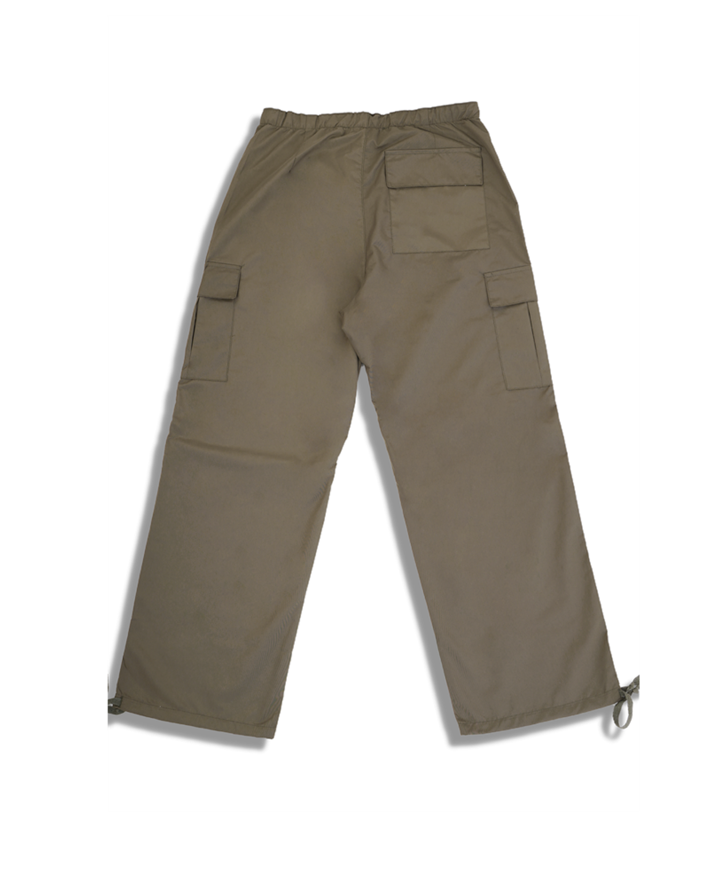 Garm Island x Difransel Parachute Fabric Cargo Pants in Khaki